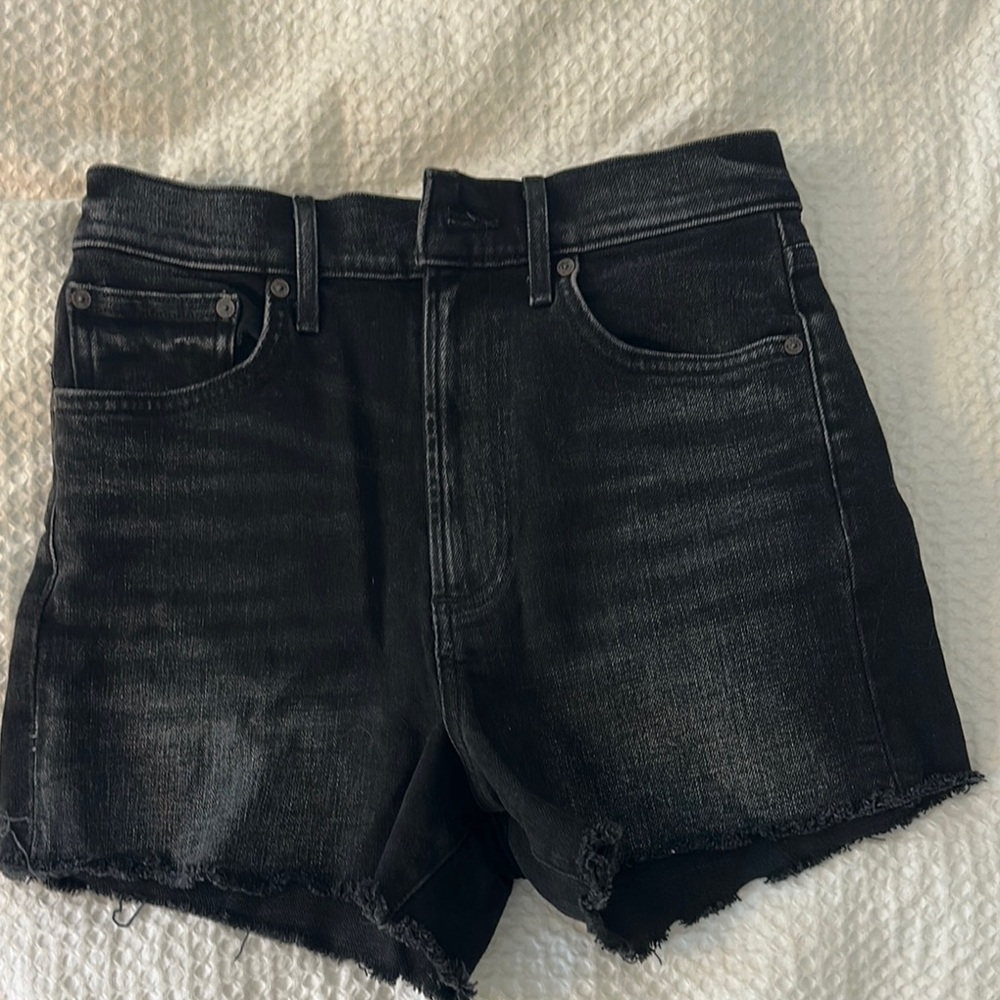 Aritzia Black Jean Shorts